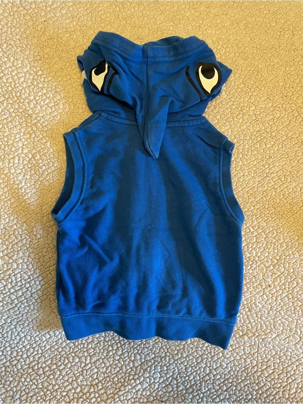 Shark Finatic Blue Kids Hooded Vest. 18-24 months